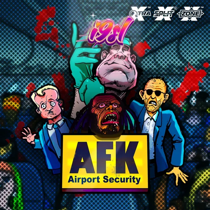 Tampilan visual slot AFK Airport Security dengan elemen bandara yang unik