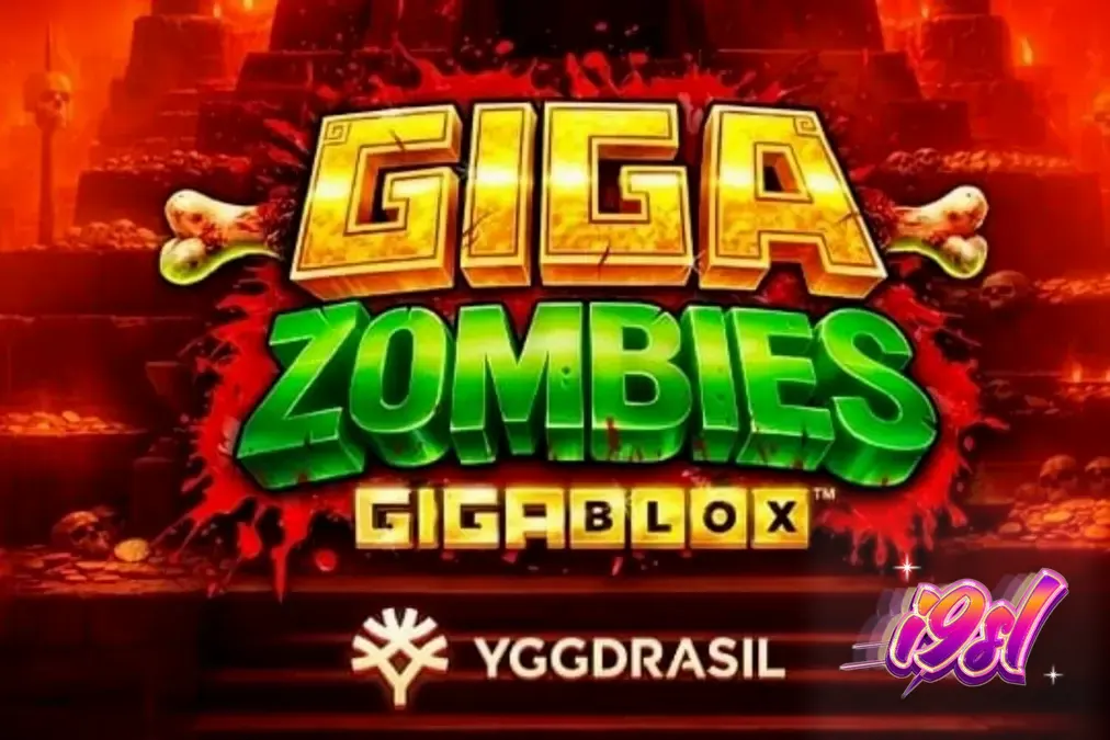 Tampilan visual slot Giga Zombies dengan tema hutan Mesoamerika dan zombie